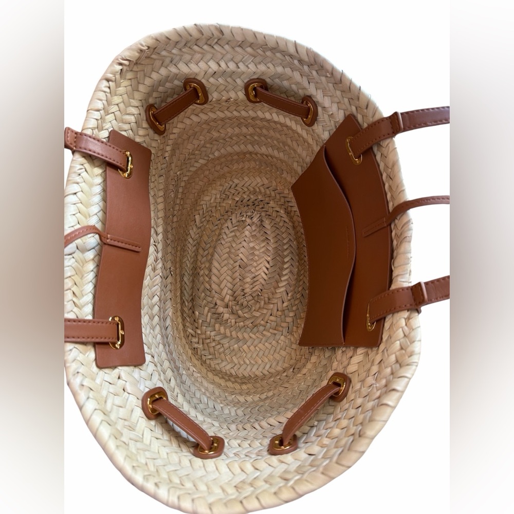Veronica Beard Raffia Woven Tote Bag - Picture 4 of 9
